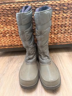 SOREL DENVER Sub Zero Tall Winter Boots Removable Felt/Wool Liner Size 9