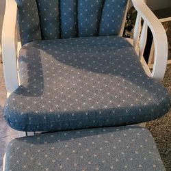 Glider Rocker & Matching OTTOMAN 