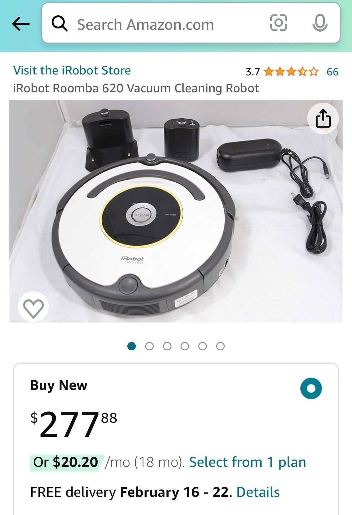 I Robot Roomba 620 for Sale in Leander, TX - OfferUp