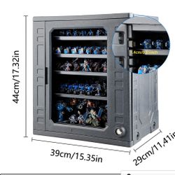 Case Jucoci Large Size Miniatures Storage Case With Light