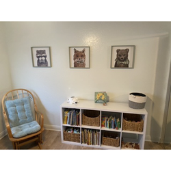 Woodland animal pictures for nursery