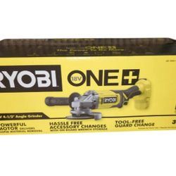 New RYOBI ONE+ 18V Cordless 4-1/2 in. Angle Grinder PCL445B SEALED In Box