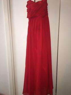 Strapless gown small 6