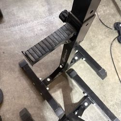 Weights bench squat rack