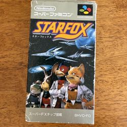 Star Fox Super Nintendo CIB Japanese