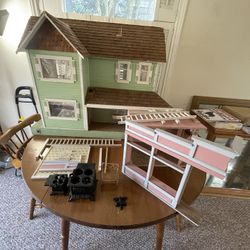 Miniature Dollhouse vintage  Fixer Project. Solid Wood