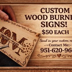 custom wood burning