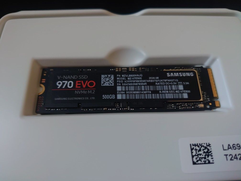 Samsung 970 EVO 500GB NVME M2 SSD Storage Data Gaming PC Computer Laptop 