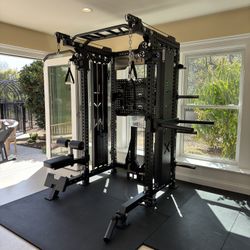 Squat Rack🔹All In One Home Gym🔹Dual Cable Machine