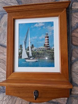 Tripp Harrison "Hope Town" Bahamas Offset Lithograph Fine Art Island Beach