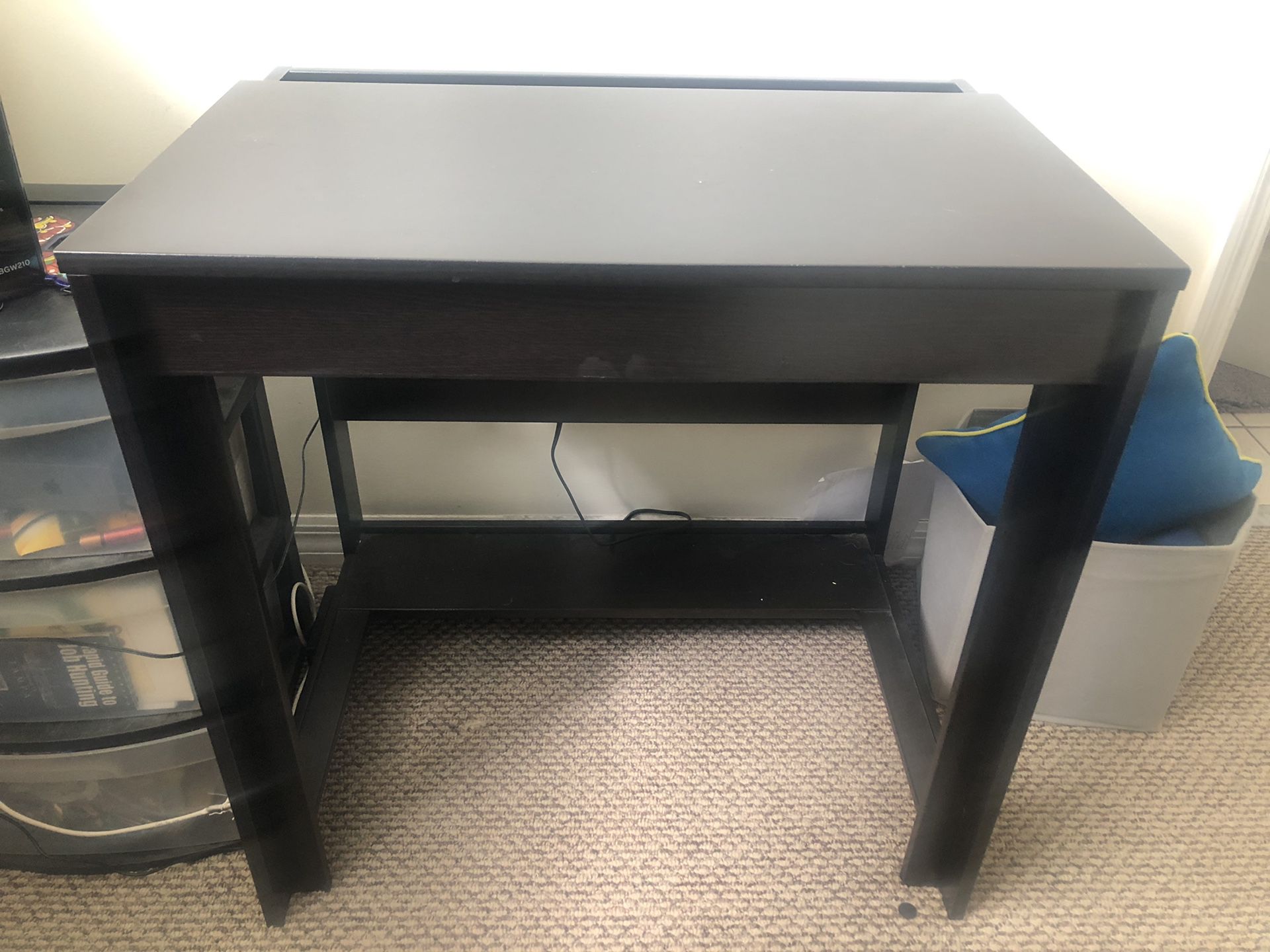 IKEA black desk EXCELLENT CONDITION