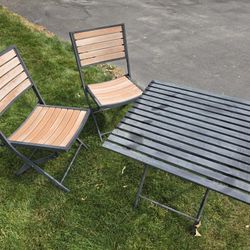 Sturdy Folding Bistro Table 