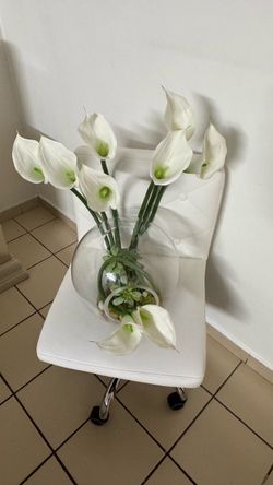 Florero de cristal