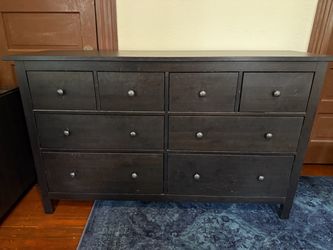 IKEA Hemnes Dresser Black Brown