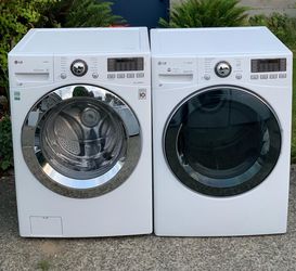 Lg washer and dryer.