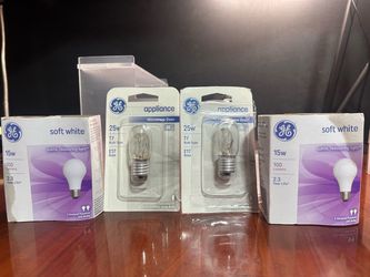 $3 each GE Light Bulb – Soft White & Appliance Bulbs