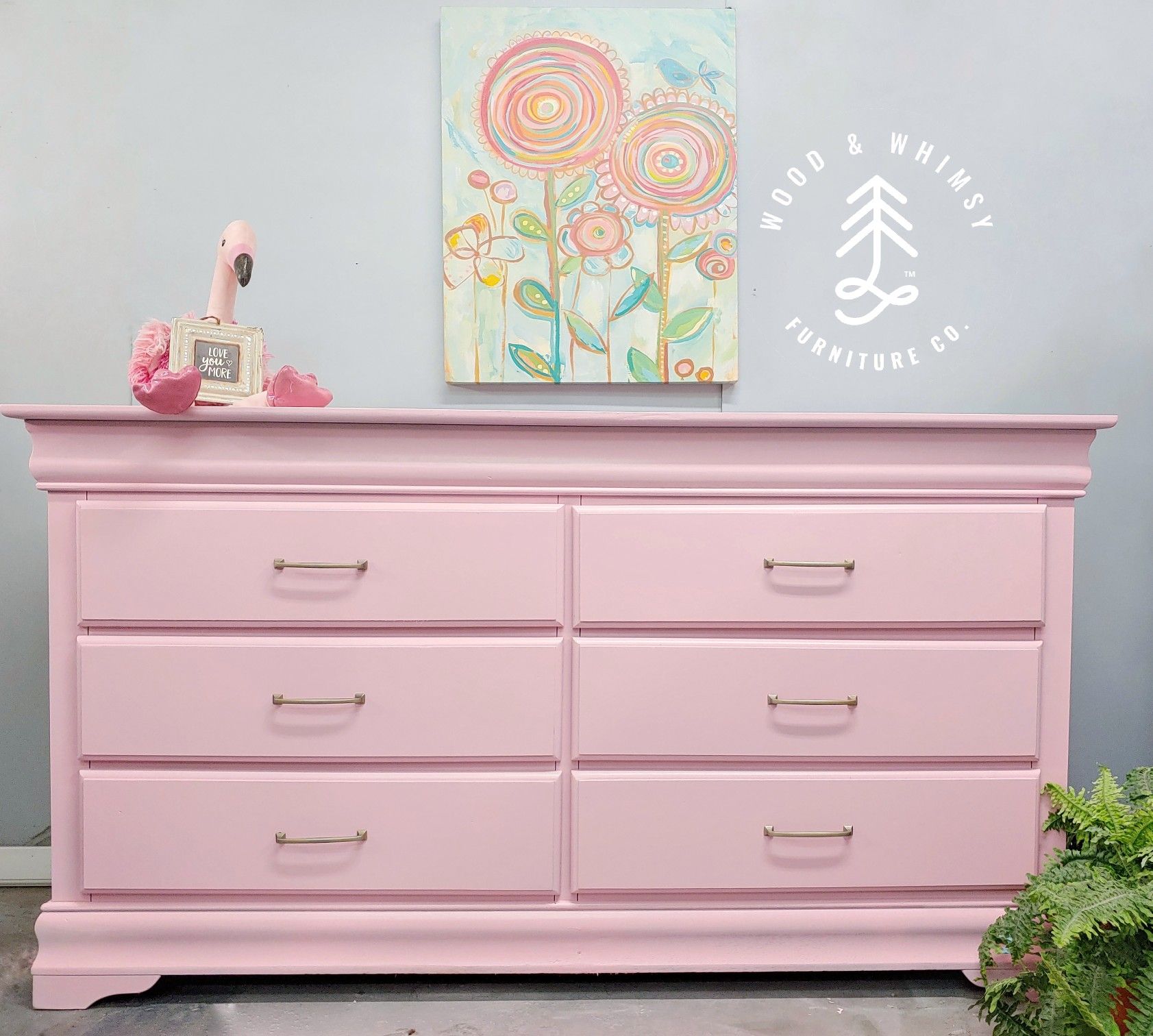 pink changing table dresser Dresser for Bedroom with 6 Drawers - Bed Bath & Beyond