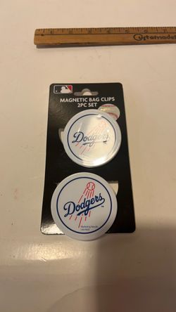 LA Dodgers Magnetic Bag Clips 2-Pack