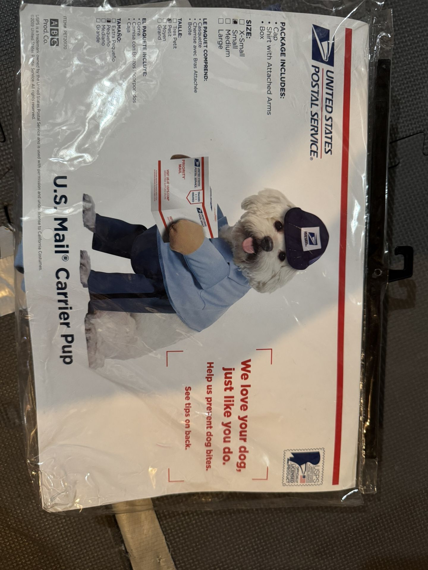 Dog Costume - Postman