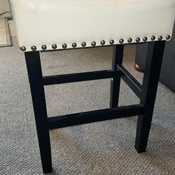 Leather Bar Stool 26 Inches Tall Set Of 2