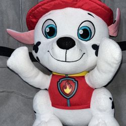 PAW Patrol Big-headed Marshall Stuffed Animal - EXCELLENT CONDITION