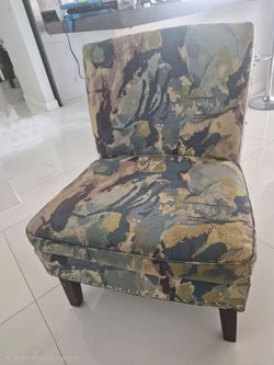 Upholstered Armless Chair