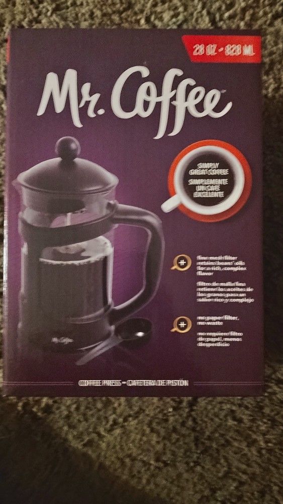 Mr Coffee 28 Oz Coffee Press 