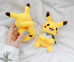 Airpods case teddy bear plush pikachu plush