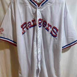 Texas Rangers Ferguson Fergie Jenkins #31 Retro Mens Jersey Size XL Used Good Condition $30 Meet Up In Irving @dfwgoods 