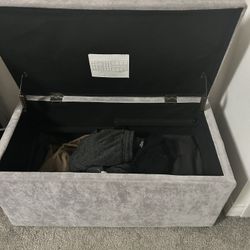 Gray Ottoman 