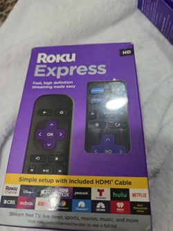 Brand New Roku Express HD Streaming Player –  in Original Box – HDMI Cable  included