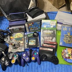 Gaming Console Lot Sega Nintendo PlayStation 