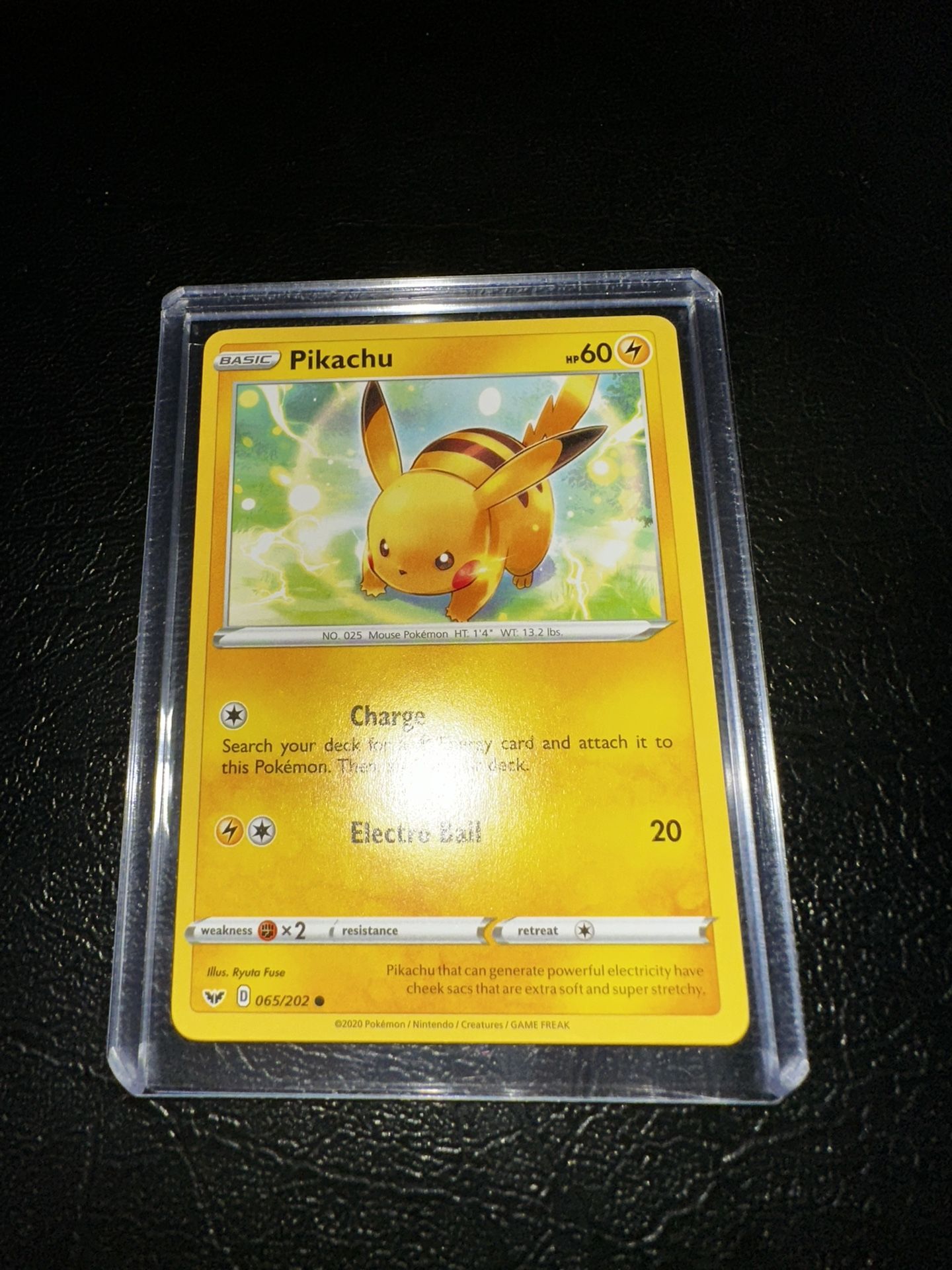 2020 POKEMON SWORD & SHIELD 065 PIKACHU