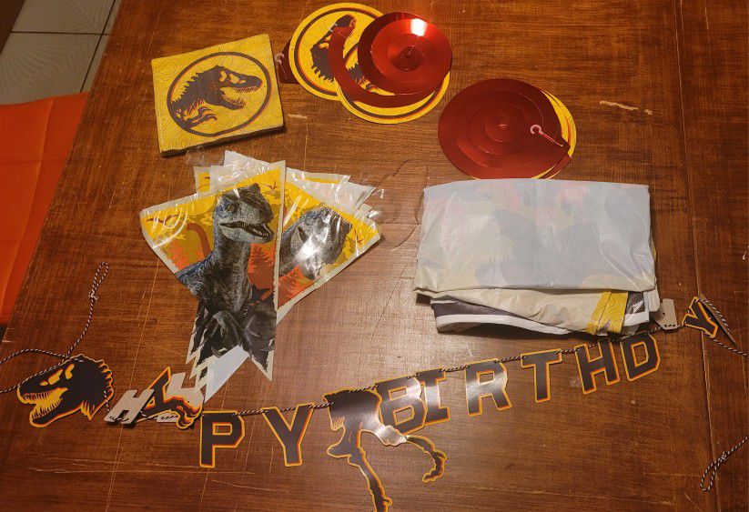 Free Jurassic Park Party Supplies