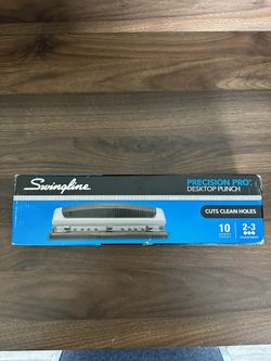 Swingline Precision Pro Desktop Punch Hole Puncher Hole Puncher