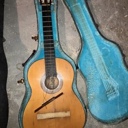 Japanese Guitar And Case