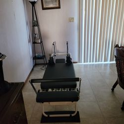 Foldable Pilates Reformer Machine for Home Gym I 400LB Capacity & Adjustable Resistance (Springs + Cords) | Professional Equipment with Jump Board Exe
