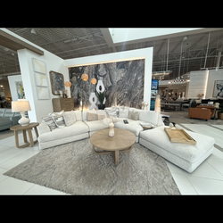 Couch from rooms to go greige , about 12ft by 5 foot VERY COMFORTABLE