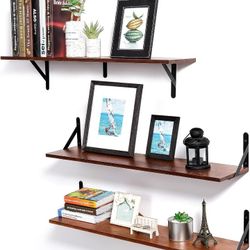 Wall Mounted Shelves, 3 Tier