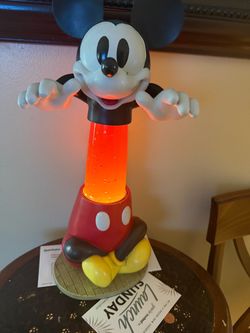 RARE Vintage Disney Mickey Mouse Lava Lamp Night Light 19” Collectible TESTED