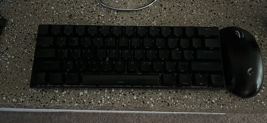 Corsair keyboard and mouse.