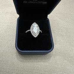 Size 8 Moissante 5 CT 16mm Marquise Cut 
