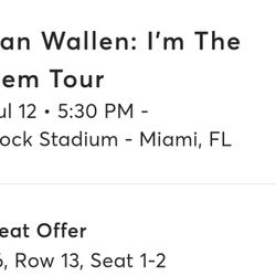 Morgan Wallen Tickets 
