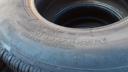 245 75 16 LT load range e I I got three tires in great condition