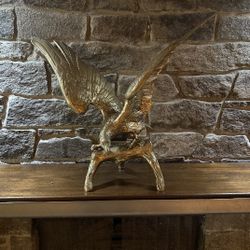27-in Wide Brass Eagle