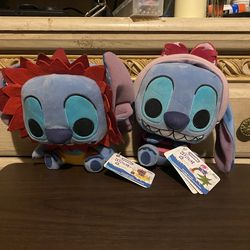 Simba Stitch & Cheshire Stitch Funko Plushes