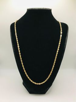 10k HOLLOW ROPE CHAIN