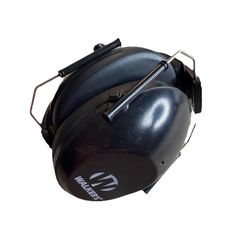 WALKER Unisex Foldable Hearing Protection 22 dB Folding Passive Earmuffs, Black