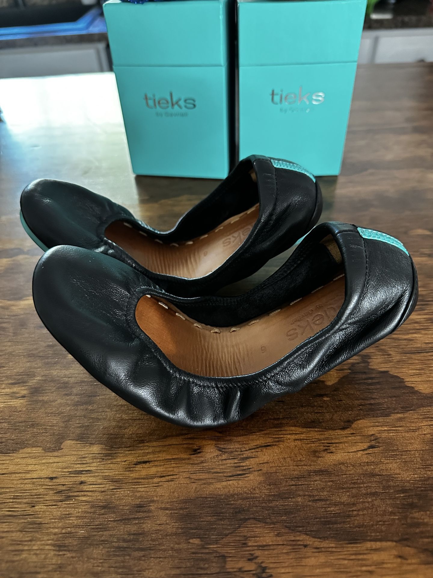 Tieks Black Ballet Flats