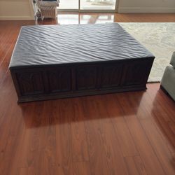 Free Beautiful Carved Wood Coffee table
